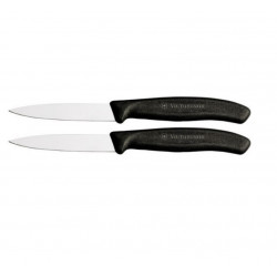 Peiliai VICTORINOX PARING 2 vnt 8cm, juodos sp.